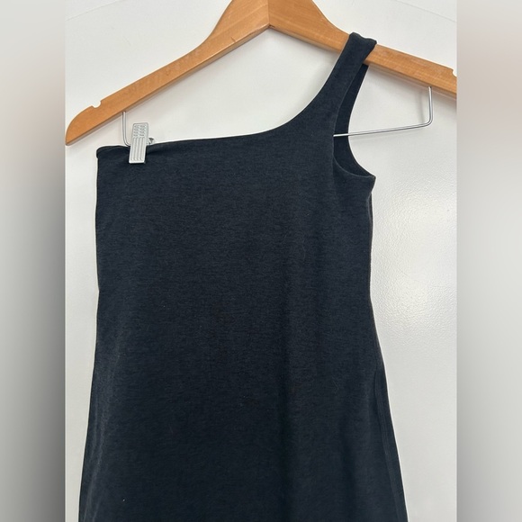 Beyond Yoga Spacedye One and Only Mini One Shoulder Tennis Dress Black size XS - Picture 7 of 9